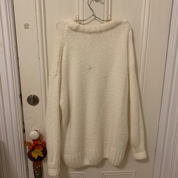 Urban outfitters long knit cream sweater - Picture 5 of 5